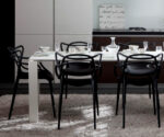 (Kartell 2025) – Masters Cadeira – (Black) – 5866-09