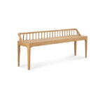 (Ethnicraft 2025) – Spindle Bench – (Oak Oiled) – (No Upholstery) – 51243 – Pr. 829,00