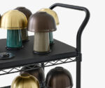(&Tradition 2025) – Raku SH8 – Table Lamp – (Blue Green & Brass) – 136746A118