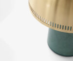 (&Tradition 2025) – Raku SH8 – Table Lamp – (Blue Green & Brass) – 136746A118