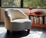 (&Tradition 2026) – Margas LC1 – Lounge Chair – (Karakorum 001 – Nogueira) – xxxx