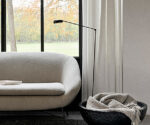 (Ethnicraft) Barrow – Rounded Edges Sofa (Off White) – 20165