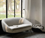 (Ethnicraft) Barrow – Rounded Edges Sofa (Off White) – 20165