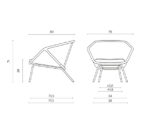 (Miniforms) – Colony Armchair (Noce Canaletto – Econabuk) – PL18-0NXI – Pr. 1900,35