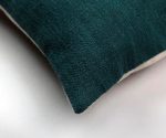 (Casamance 2025) – Housse de coussin rime – (Cinza – Azul_Verde) – [30 x 60] – CO48003