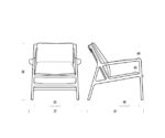 (Gazzda) – Easy Chair (Oild oak – Brown Leather) – 541_Dedo_Easy – Pr. 2155