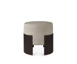 (Ethnicraft 2026) – Roller Max pouf – (Teak-off_white) – 35040