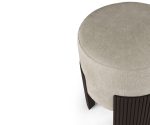 (Ethnicraft 2026) – Roller Max pouf – (Teak-off_white) – 35040