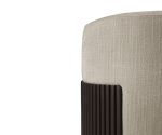 (Ethnicraft 2026) – Roller Max pouf – (Teak-off_white) – 35040
