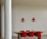 (&Tradition) – Gio LN15 – Ceiling Lamp – (Vermilion Red, Dark Burgundy & Ecru White) – Live 0 0 0 1