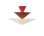 (&Tradition) – Gio LN15 – Ceiling Lamp – (Vermilion Red, Dark Burgundy & Ecru White) – Live 0 0 0 1