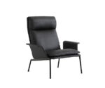 (&Tradition 2026) – Muno LN17 – Lounge Chair – (Black – Chrome) – xxxx