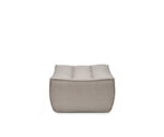 (Ethnicraft 2025) – N701 – Footstool – (Beige – Standard Upholstery Fabric) – 20227 – 30kg