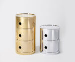 (Kartell 2025) – Componibili – 2 Portas – Metal – (Gold) – 5966-09