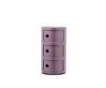 (Kartell 2025) – Componibili – 3 Portas -(Violet Reflective) – 4967-20