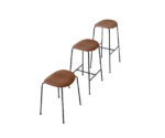 (&Tradition 2025) – Pavillion AV38 – Stool – (Walnut) – 139865A247 – 4kg