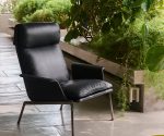 (&Tradition 2026) – Muno LN17 – Lounge Chair – (Black – Chrome) – xxxx