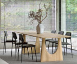 (Ethnicraft 2025) – Geometric – Mesa de Jantar – (Oiled-Oak) – (220×100) – (135kg)