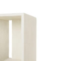 (Ethnicraft 2025) – Elements Bedside Table – (White_Ciment) – 26416