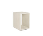 (Ethnicraft 2025) – Elements Bedside Table – (White_Ciment) – 26416