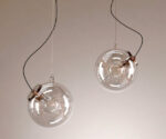 (Artemide 2025) – Miconos – Ceiling Lamp – (Crystal Diffuser & Brass Satinised Structure) – A031010