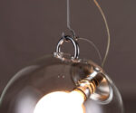 (Artemide 2025) – Miconos – Ceiling Lamp – (Crystal Diffuser & Brass Satinised Structure) – A031010