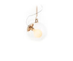 (Artemide 2025) – Miconos – Ceiling Lamp – (Crystal Diffuser & Brass Satinised Structure) – A031010