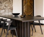 (Ethnicraft 2025) -Sequence – Dining table – (Mahogany Dark Brown) – 35155