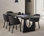 (Ethnicraft 2025) – Unda dining chair – (Charcoal & Black Oak) – 50696