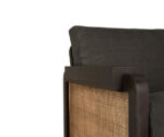 (Ethnicraft 2025) – Panel lounge chair – (Darck Brown) – 10771