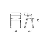 (Gazzda 2025) – Flip Chair – (Laquered Oak) – –