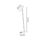 (Louis Poulsen 2025) – AJ Floor Lamp – (Black & Brass) – 5744171915