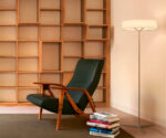 (Vibia 2025) – Dama Floor Lamp – (25 – Beige D1) – [15 – Pulsador] – 3230