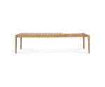 (Ethnicraft 2025) – Bok dining Table – (Teak) – (Extendable) – (200×100 – ext-300) – 10304