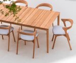 (Ethnicraft 2025) – Bok dining Table – (Teak) – (Extendable) – (200×100 – ext-300) – 10304