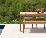 (Ethnicraft 2025) – Bok outdoor bench – (Teak) – (No Upholstery) – [162cm] – 10206