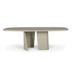 (Ethnicraft 2025) – Canyon outdoor dining table – (Concrete) – 25061