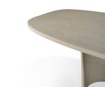 (Ethnicraft 2025) – Canyon outdoor dining table – (Concrete) – 25061