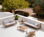 (Ethnicraft 2025) – Jack Outdoor Sofa – (Teak – Natural) – (2 Seater) – 10241
