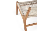 (Ethnicraft 2025) – Jack Woven – (Teak & Beige Woven) – 10223