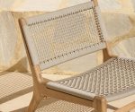 (Ethnicraft 2025) – Jack Woven – (Teak & Beige Woven) – 10223