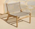 (Ethnicraft 2025) – Jack Woven – (Teak & Beige Woven) – 10223