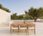 (Ethnicraft 2025) – Jack dining Table Outdoor – (Teak) – (Rectangular) – 200 x 100 – 10217