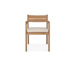 (Ethnicraft 2025) – Jack dining chair – (Teak) – (Armsrest) – (Natural) – 10373