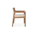 (Ethnicraft 2025) – Jack dining chair – (Teak) – (Armsrest) – (Natural) – 10373
