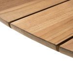 (Ethnicraft 2025) – Jack round Outdoor Dining Table – (Teak) – 10281 – 136 x76