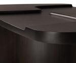 (Ethnicraft 2025) – Brutalist coffee table – (mahogany rose brown) – 35161