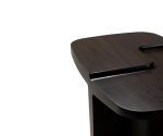 (Ethnicraft 2025) – Brutalist side table – (mahogany rose brown) – 35160