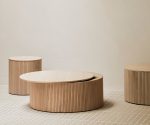 (Ethnicraft 2025) – Roller Max coffee table – (Oak) – [60 cm] – 50045 50045 – Pr. 679,00