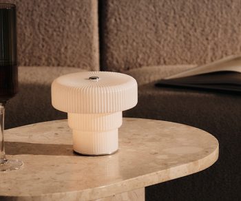 Ripple Portable Glass Lamp